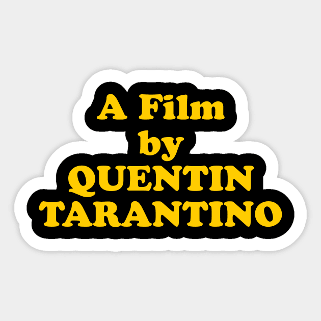 Tarantino Sticker by TheCosmicTradingPost